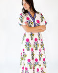 Cane Floral Maxi Dress