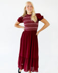 Yara Smocked Maxi Dress