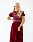 Yara Smocked Maxi Dress