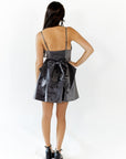 Stardust Bow Accent Mini Dress