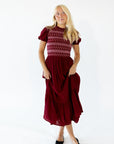 Yara Smocked Maxi Dress
