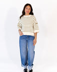 Evangaline Studded Denim