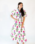 Cane Floral Maxi Dress