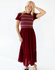 Yara Smocked Maxi Dress