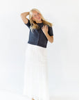 Nelson Ruffle Detail Maxi Skirt