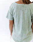 Kelsie Mineral Washed Top