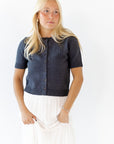 Morris Short Sleeve Cardigan