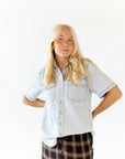 Rodes Chambray Button Up