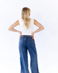 Simon Flowing Denim Pants