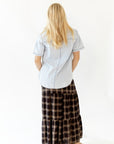 Vivian Plaid Maxi Skirt