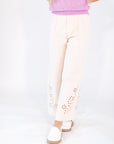 Gilly Eyelet Hem Pants