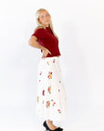 Cynthia Floral Midi Skirt