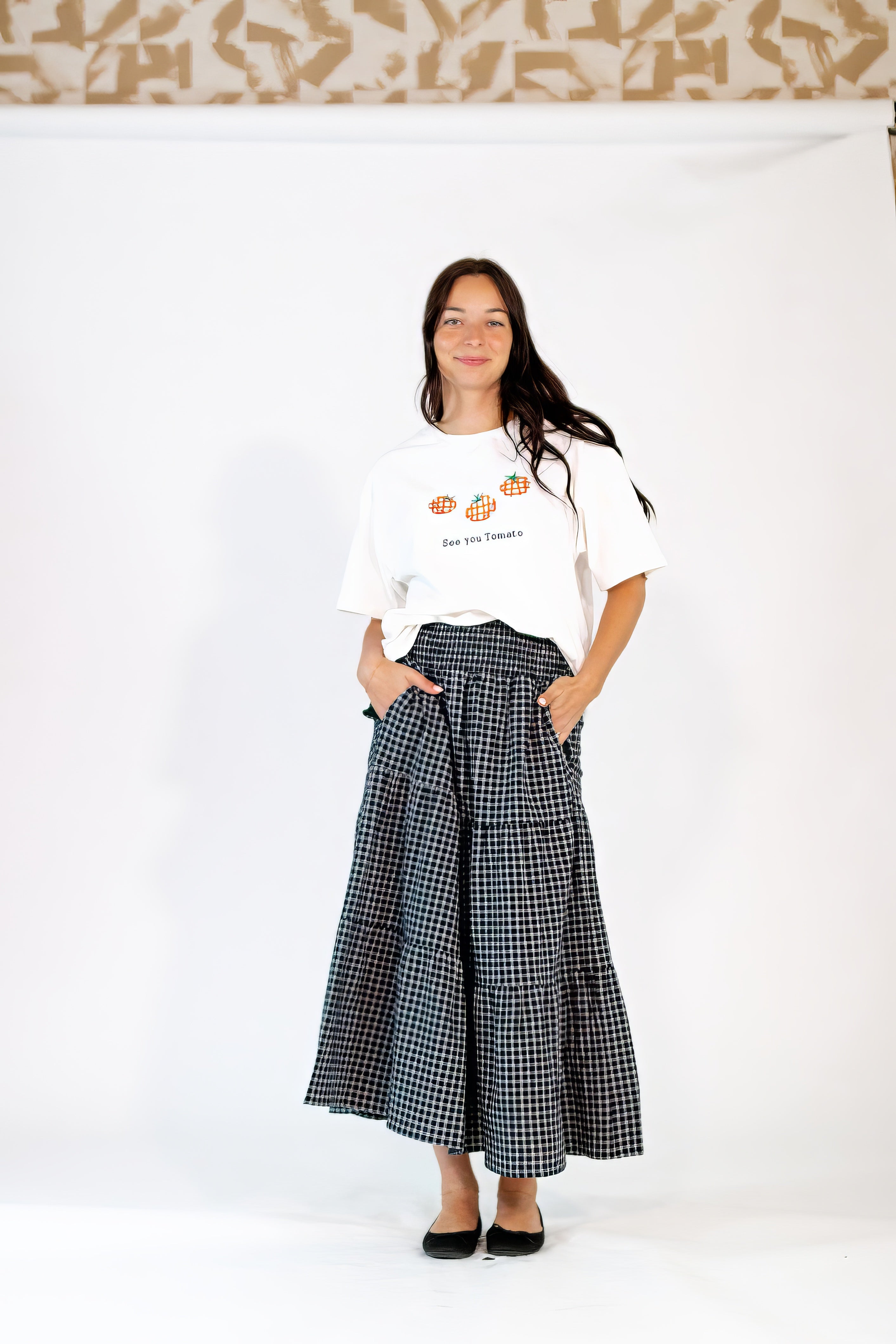 【SPERONE】Wavy Skirt CLP2000-PERFERATED-VEE-