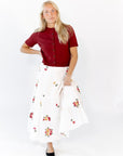 Cynthia Floral Midi Skirt