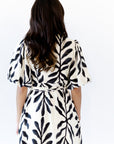 Nora Botanical Wrap Dress
