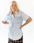 Rodes Chambray Button Up