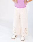 Gilly Eyelet Hem Pants