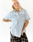Rodes Chambray Button Up