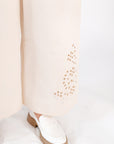 Gilly Eyelet Hem Pants