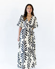 Nora Botanical Wrap Dress