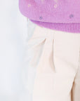 Gilly Eyelet Hem Pants
