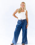 Simon Flowing Denim Pants