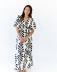 Nora Botanical Wrap Dress