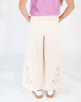 Gilly Eyelet Hem Pants