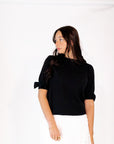 Taryn Bow Detail Knit Top