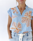 Glenda Floral top