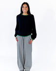 Graciela Contrast Neckline Sweater