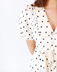 Willa Polka Dot Collared Top