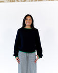 Graciela Contrast Neckline Sweater
