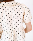 Willa Polka Dot Collared Top