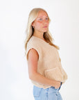 Beverly Button Front Knit