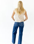 Astrid Floral Button Up Vest