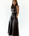 Emerson Vegan Leather Dress