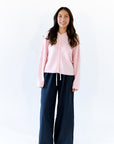 Lenon Ruffle Waist Wide Leg Pants