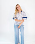Rhylan Embroidered Floral Top