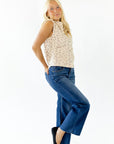 Astrid Floral Button Up Vest