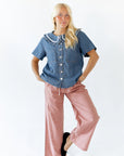 Rosie Checkered Drawstring Pants