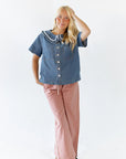 Rosie Checkered Drawstring Pants