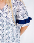 Rhylan Embroidered Floral Top