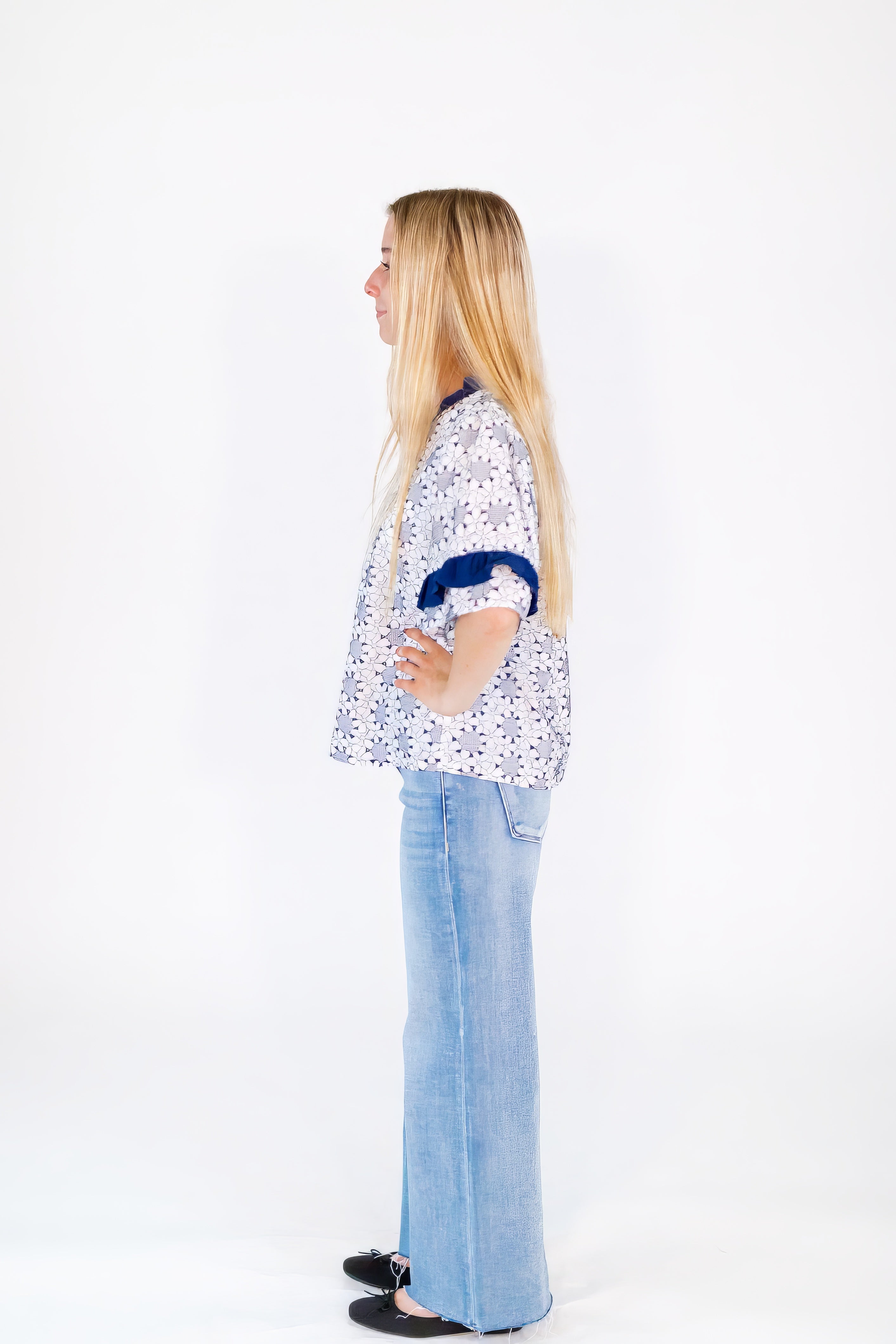 Rhylan Embroidered Floral Top