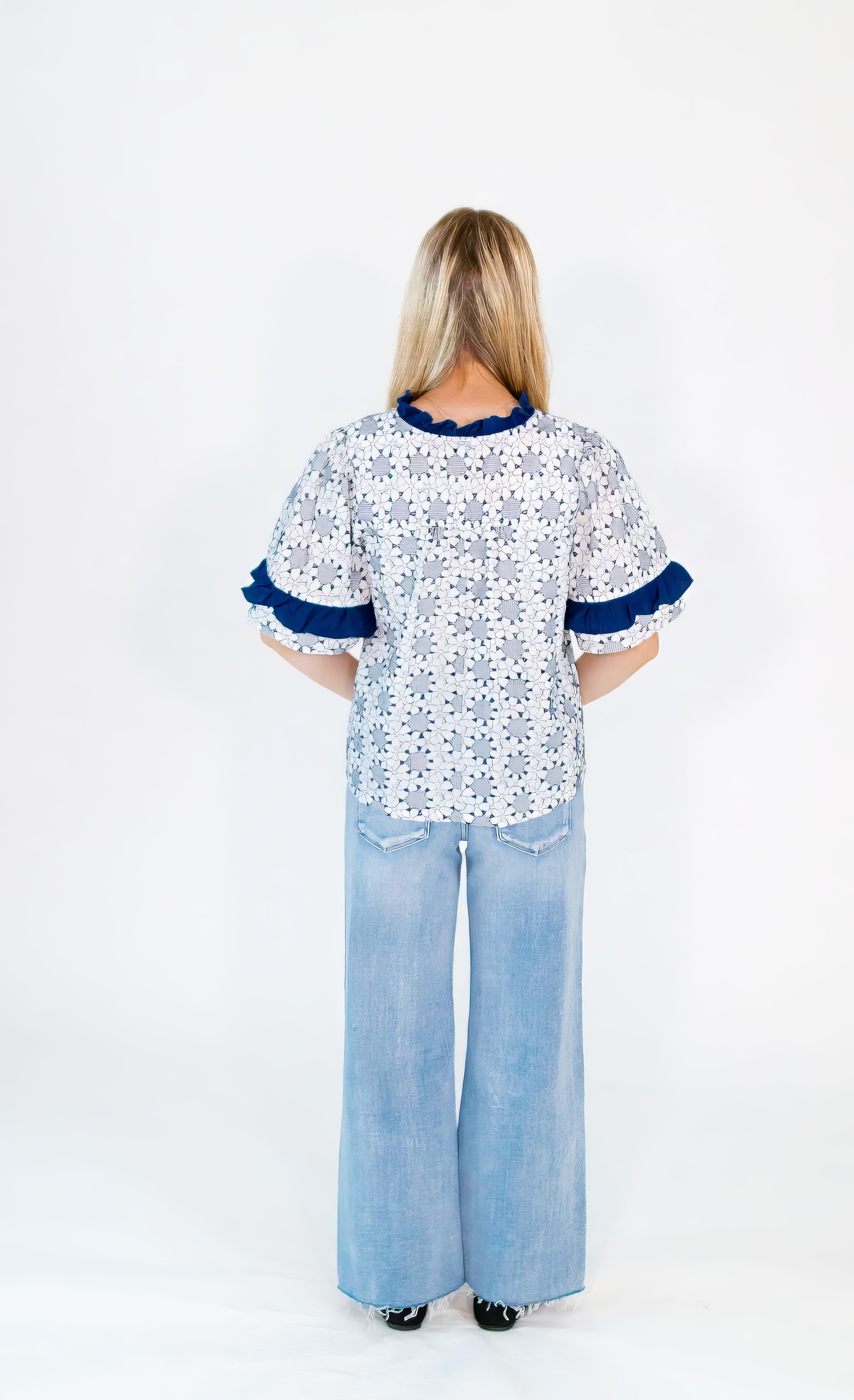 Rhylan Embroidered Floral Top