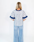 Rhylan Embroidered Floral Top