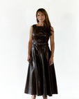 Emerson Vegan Leather Dress