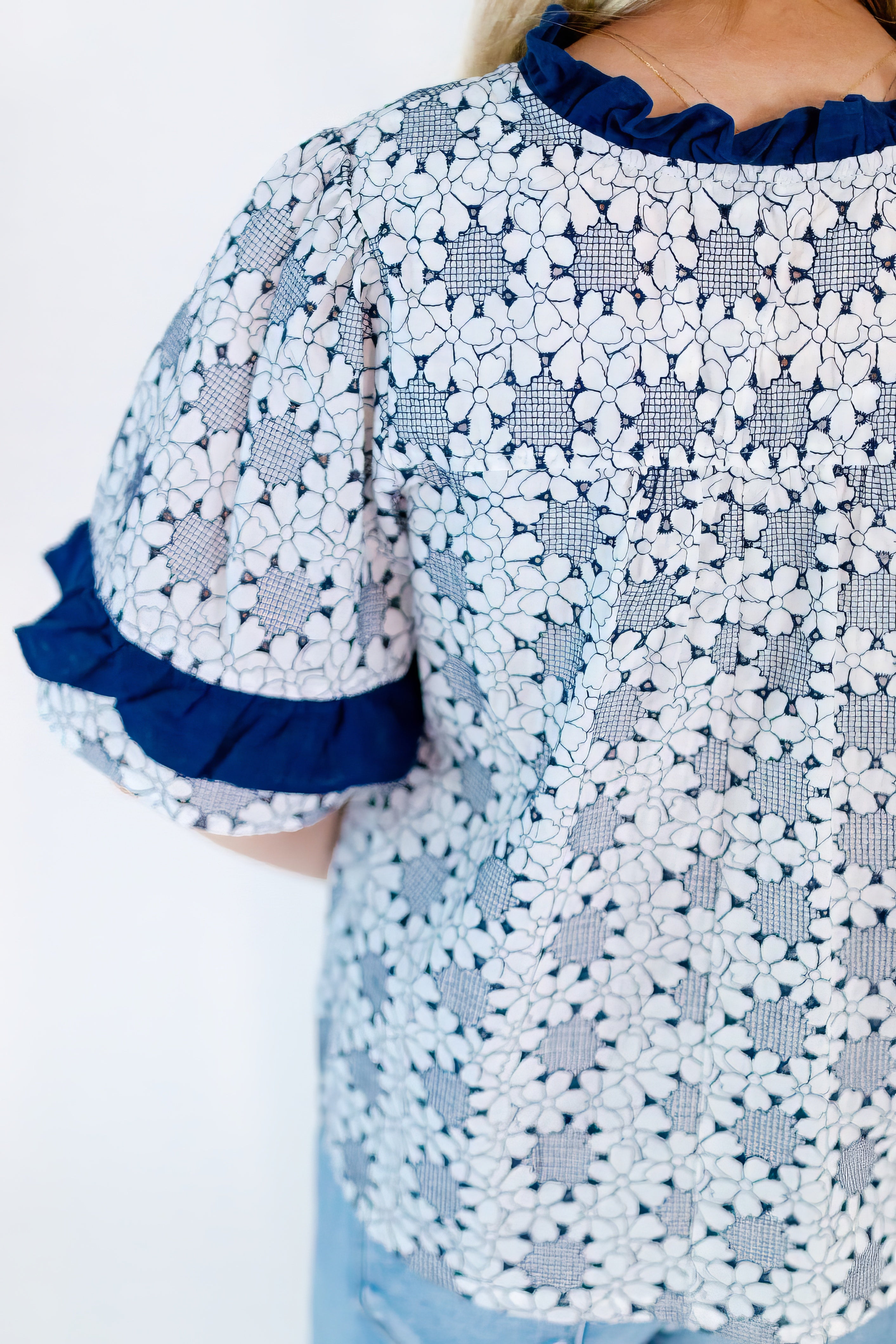 Rhylan Embroidered Floral Top