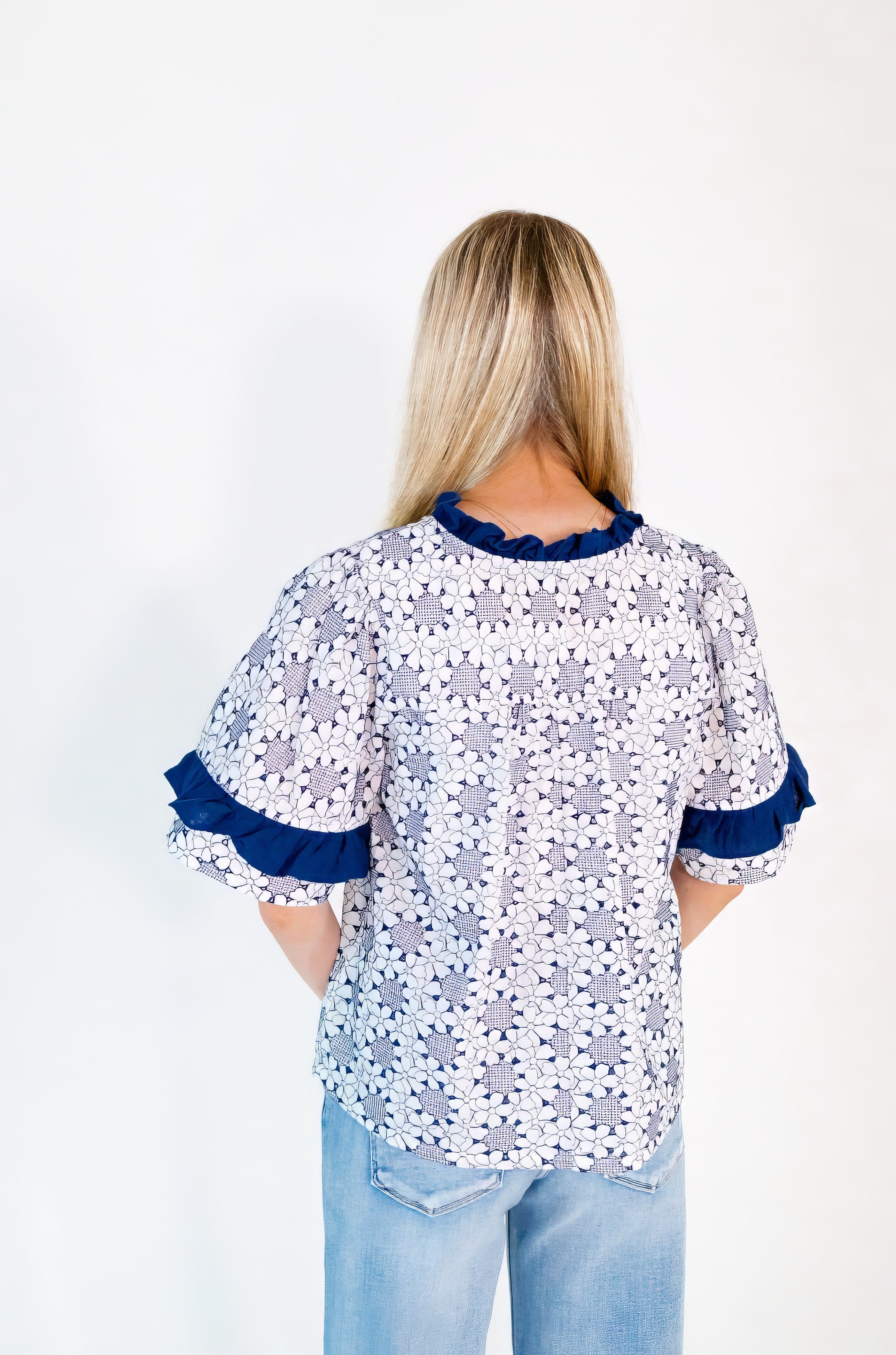 Rhylan Embroidered Floral Top