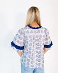 Rhylan Embroidered Floral Top